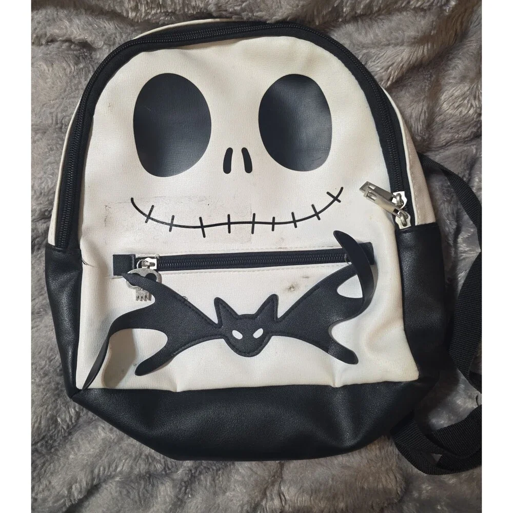 Nightmare Before Christmas Jack Skellington Bat Mini Backpack bookbag purse bag!
